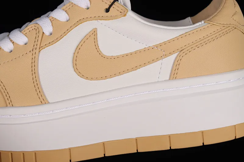 All categories Air Jordan Jordan series basketball shoes Air Jordan 1 Low Z version Air Jordan 1 Elevate Low SE "Wolf Grey" Little AJ first layer thick sole retro basketball shoes DH7004-102